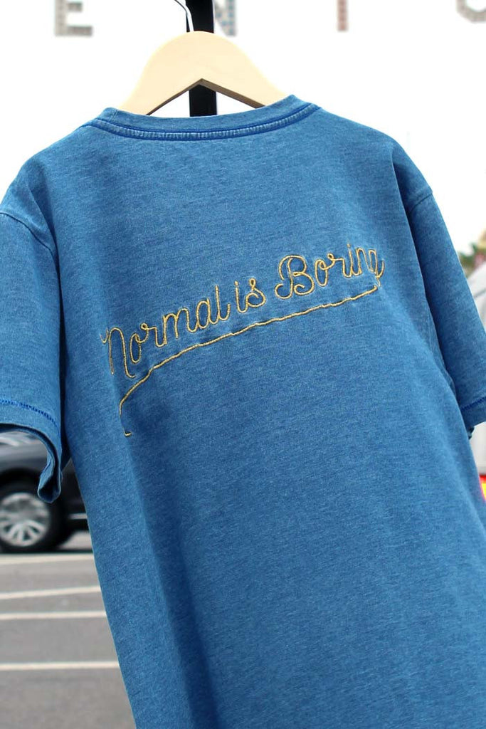 Normal Is Boring Embroidery Tee - Bam Kids