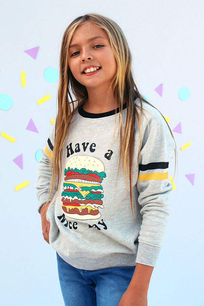 Have a Nice Day Sweatshirt - Bam Kids