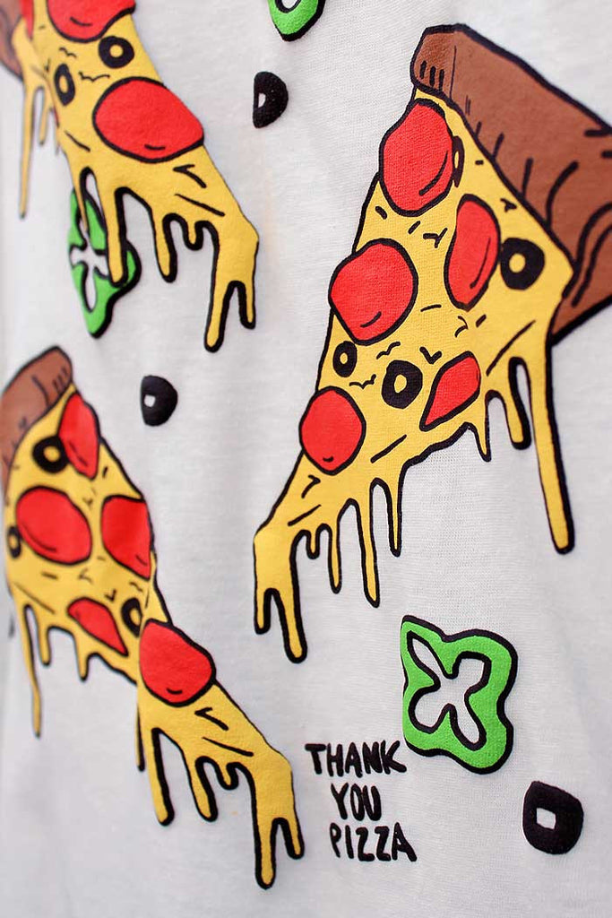 Drippy Pizza Raglan Tee - Bam Kids