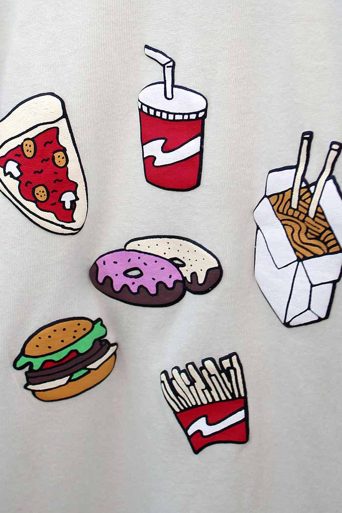 Fast Food Vintage Raglan Tee - Bam Kids