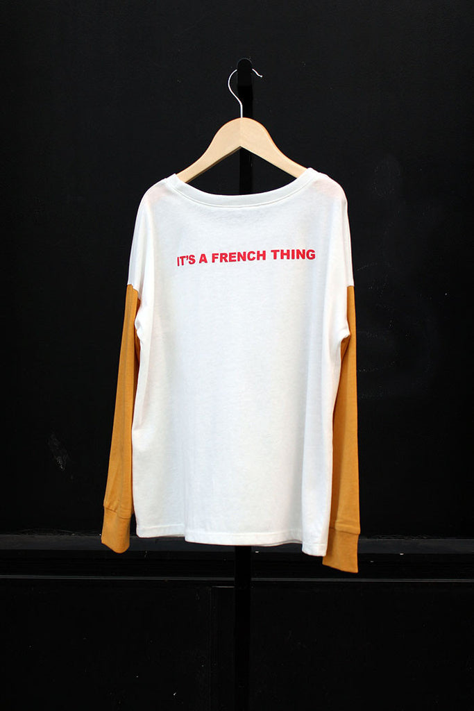 French Fries Drop Shoulder Tee - Bam Kids
