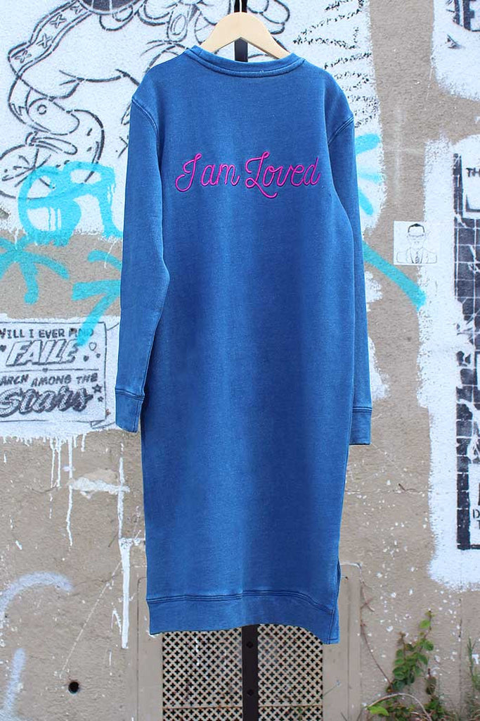 I Am Loved Sweat Dress - Bam Kids