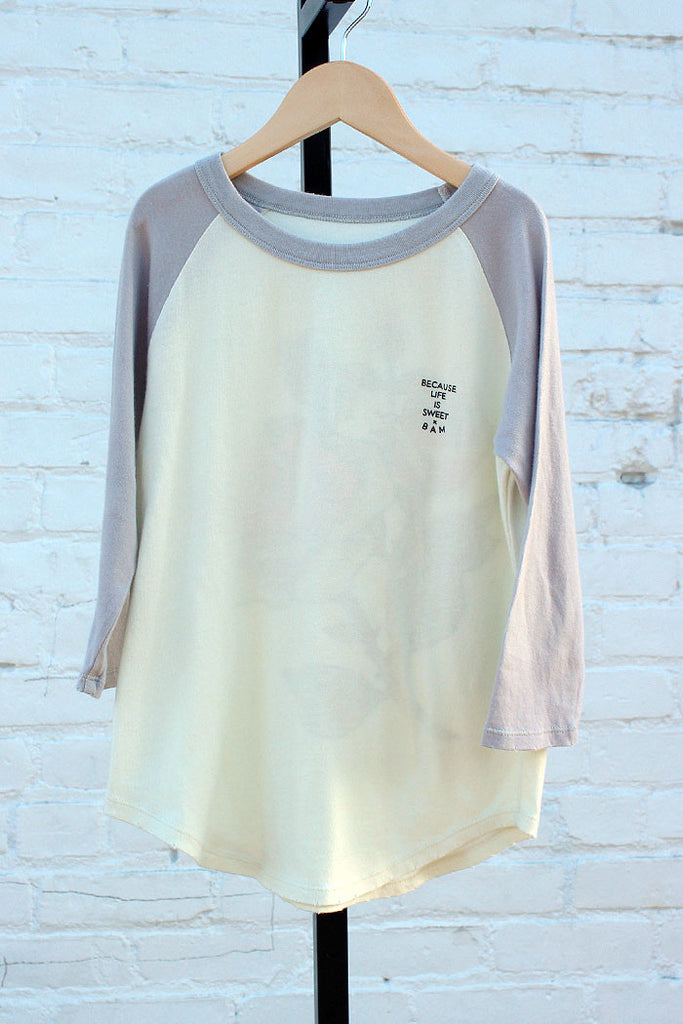 Roses Vintage Raglan Tee - Bam Kids