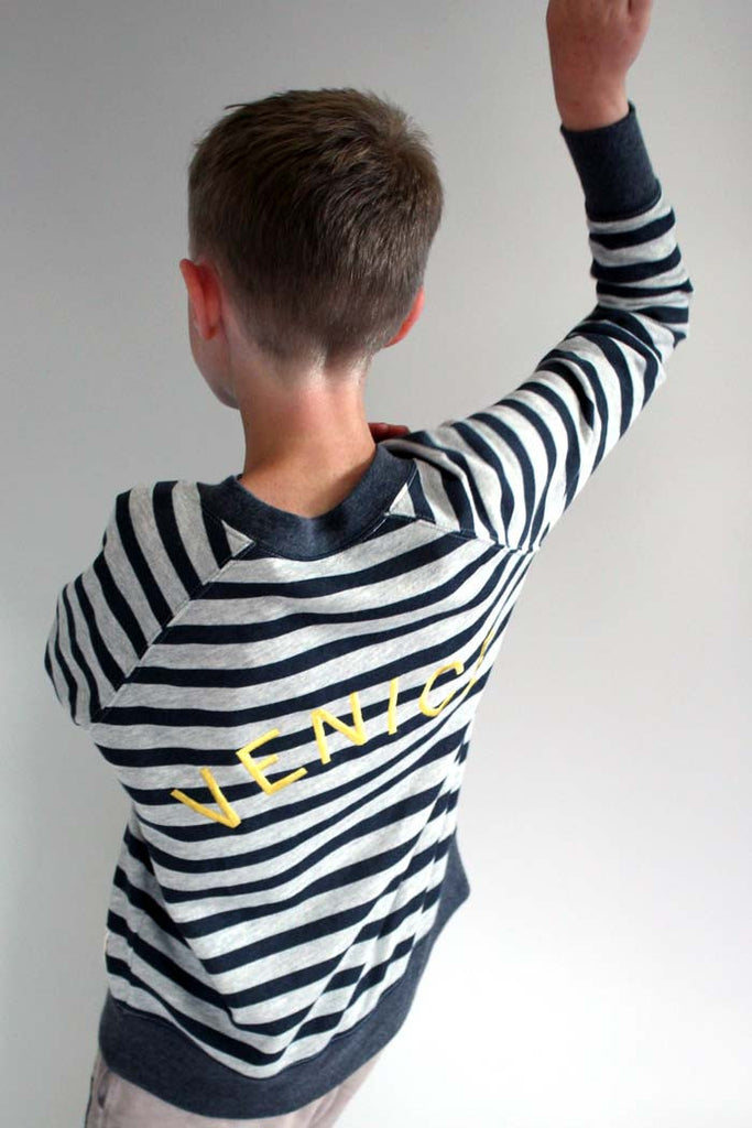 Venice Embroidery Sweatshirt - Bam Kids