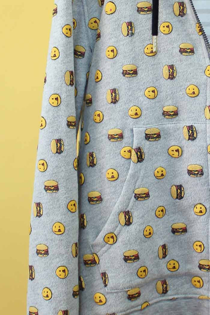 Yummy Cheeseburger Hoodie - Bam Kids