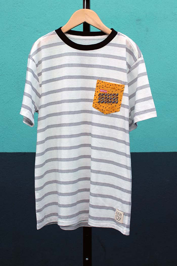 Awesome Chest Pocket Tee - Bam Kids