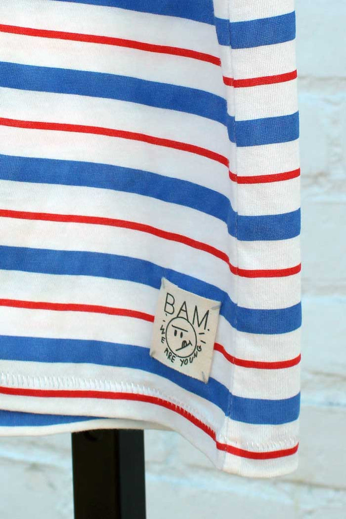 Striped French Fries Tee - Bam Kids