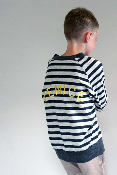 Venice Embroidery Sweatshirt - Bam Kids