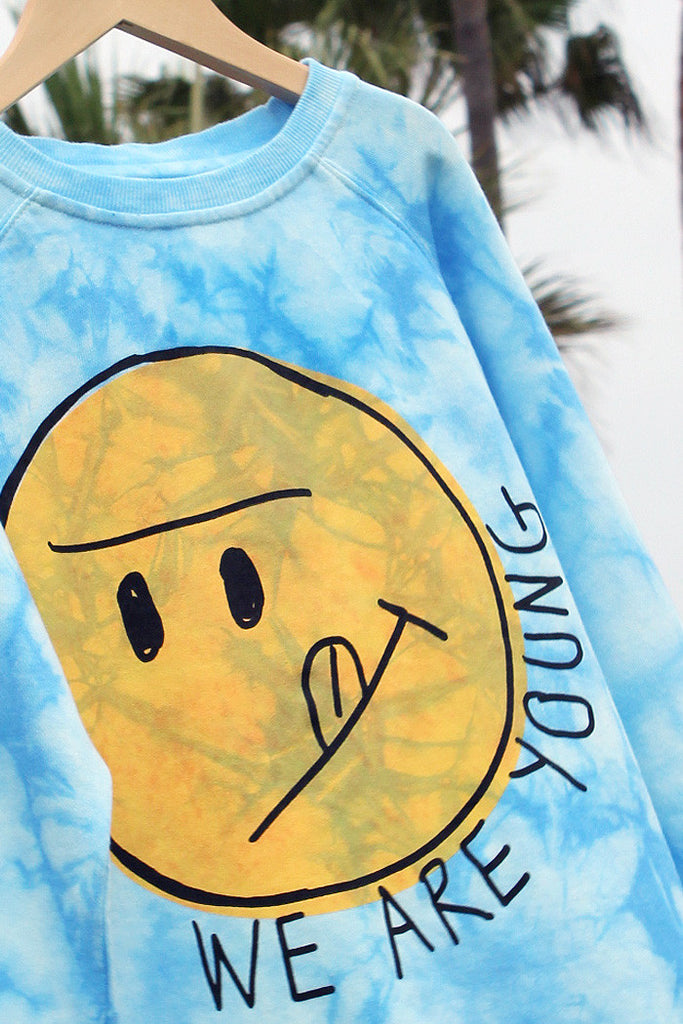 We Are Young Tie Dye Sweatshirt - Bam Kids