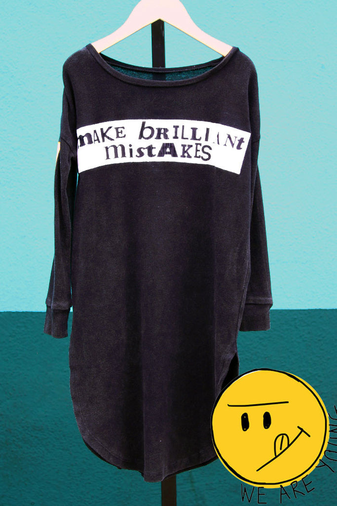 Make Brilliant Mistakes Tunic - Bam Kids