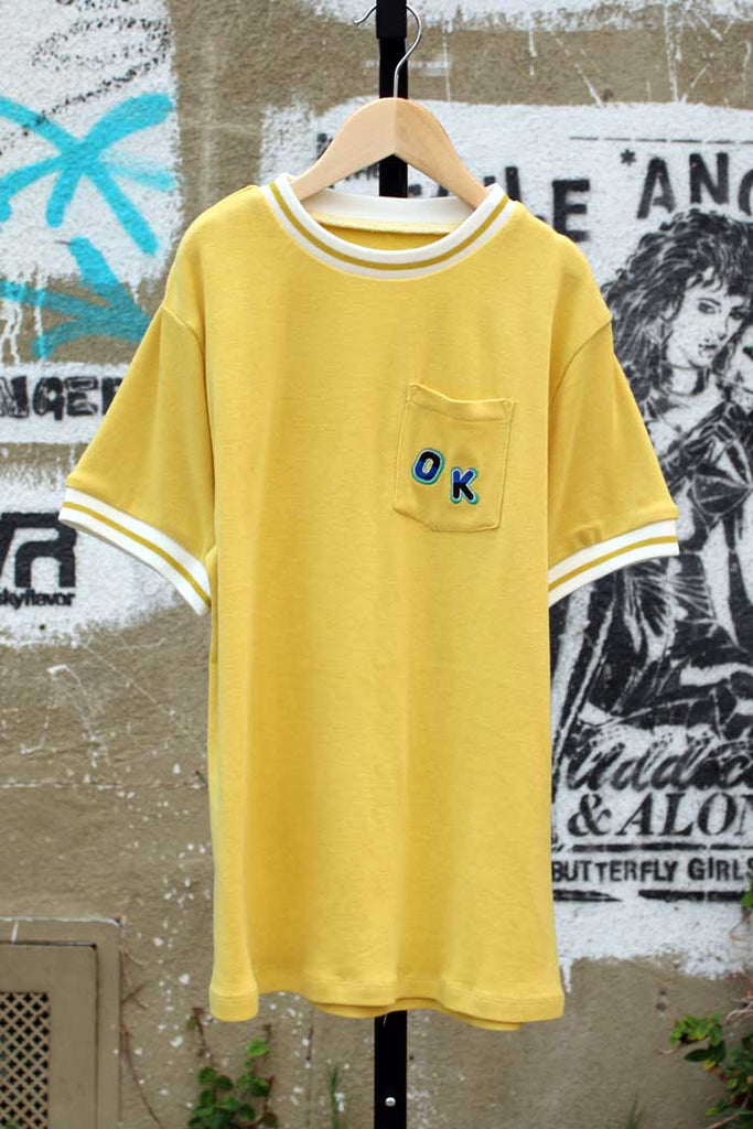 OK Athletic Vintage Ringer Tee - Bam Kids