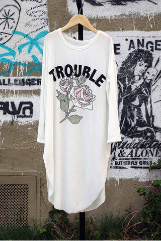 Trouble T-Shirt Dress