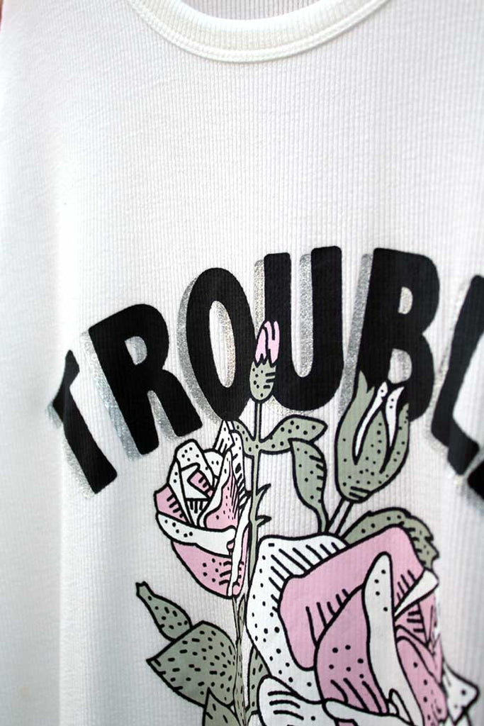Trouble T-Shirt Dress - Bam Kids